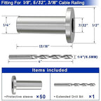 Steel DN Mate 50 Pack Stainless Steel Protector Sleeves - Image 2