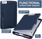 Sooez Clipboard with Storage, High Capacity Nursing Clip Board 8.5 x 11 with - Image 2