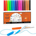 Shuttle Art Ultra Fine Dry Erase Markers, 15 Colors Whiteboard Markers by ShuttleArt