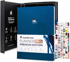 Clever Fox Planner Pro Premium – Luxurious Weekly & Monthly Planner