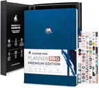 Clever Fox Planner Pro Premium – Luxurious Weekly & Monthly Planner by CleverFox