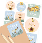 Large Name Labels for Kids by Teddylabels