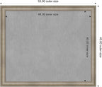 Amanti Art Silver Framed Magnetic Board 45x53 Oversize Vision Board - Image 4