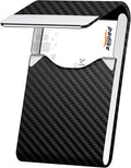 Padike Professional Business Card Holder PU Leather Business Card Case Name by padike