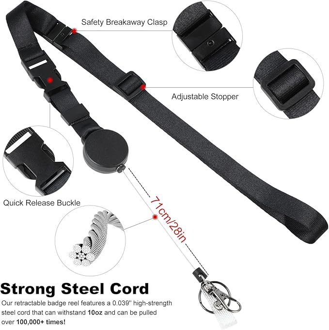 DELSWIN Heavy Duty Retractable Lanyard - Image 3