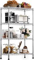 M MZG 1000 lbs Storage Shelving 4-Tier Utility Shelving Unit Steel Organizer by MEIGAOPLASTICANDMETALHKCOLIMITED
