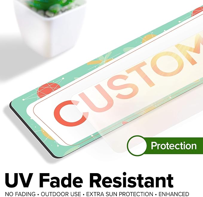 Custom Sign, Custom Street Sign, 11 Font Colors, 13 Font Styles, 4 Hole Options - Image 5