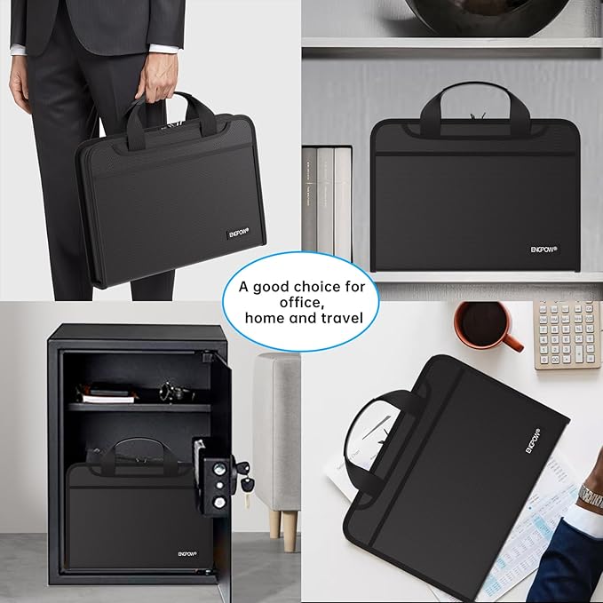 ENGPOW Accordion File Organizer, Fireproof Expanding File Folder - Image 7