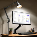 LED Desk Lamp for Home Office, Extra Tall Metal Swing Arm Architect Desk Lamp by OSORD