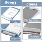 Sooez Clipboard with Storage, High Capacity Nursing Clip Board 8.5 x 11 with - Image 3