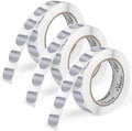 Perco Metallic Silver 1" Round Circle Dot Sticker Labels by Perco
