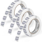 Perco Metallic Silver 1" Round Circle Dot Sticker Labels by Perco