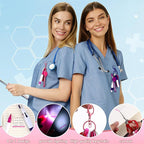12 pcs Nurse Pen Set Two Colors Pink Purple Include Permanent Marker Pen Pen - Image 4