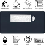 Bloss Dark Blue Desk Mat, Desk Matt - Image 3