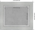 Amanti Art Silver Framed Magnetic Board 23x27 Small Vision Board - Image 3