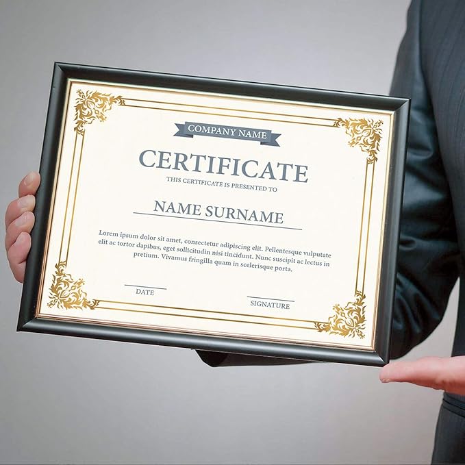 Empire Gold & White Parchment Certificate Papers - Image 7