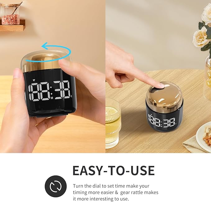 MeesMeek Digital Kitchen Timer, Countdown Countup Timer - Image 2