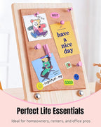 Uniclife 200 Pcs Thumb Tacks for Wall, Decorative Push Pins, Cute Thumbtacks - Image 5