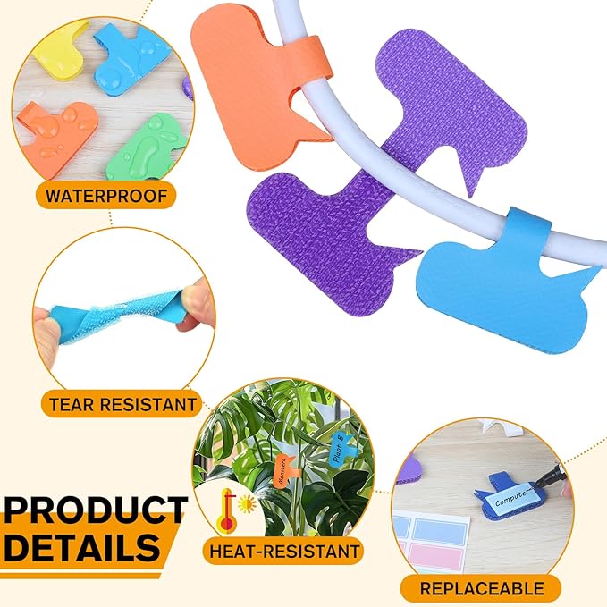 SummerBrite 36-Pack Large Cable Labels - Image 7