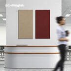 Olanglab Sound Absorbing Acoustic Wall Panels 2 Pack, Large Fabric Wrapped - Image 7