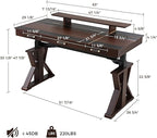 EUREKA ERGONOMIC Ark SWS Standing Desk, 63 inch Executive Desk w Drawers - Image 2