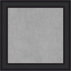 Amanti Art Black Framed Magnetic Board 25x25 Medium Vision Board by AmantiArt