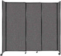 Versare Straightwall Sliding Portable Wall Partition | Freestanding Office by VERSARE