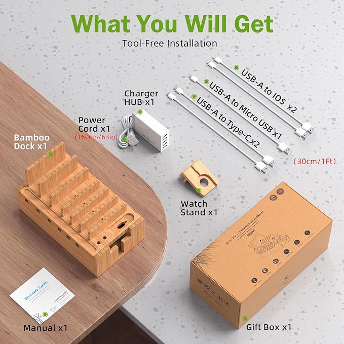 Pezin & Hulin Bamboo Charging Station - Image 3