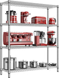 M MZG 1760 LBs 4 Tier Storage Rack Metal Wire Shelving Unit, Storage Standing by MEIGAOPLASTICANDMETALHKCOLIMITED