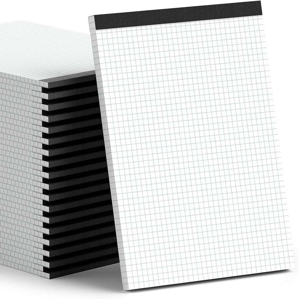 Zaviko Graph Paper Notebook 8.5 x 11, 36 Pack Grid Paper Notebook, 8-1/2" x 11"