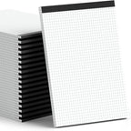 Zaviko Graph Paper Notebook 8.5 x 11, 36 Pack Grid Paper Notebook, 8-1/2" x 11" by Home
