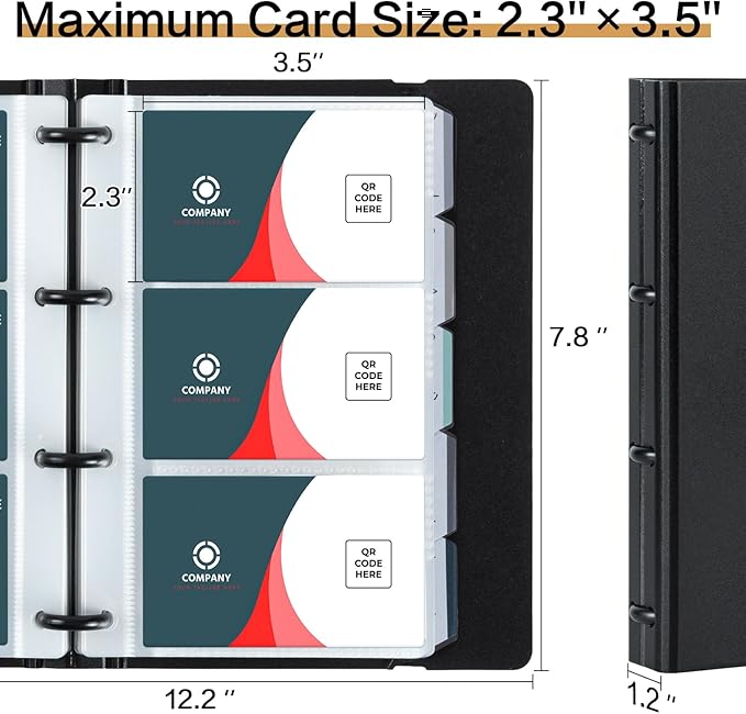 deli Business Card Book Holder, Business Card Organizer, Name Card Book Holder - Image 7