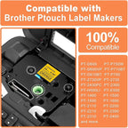 24mm Label Tape Orange Replace for Brother P Touch TZe TZ Tape 24mm 0.94'' - Image 2