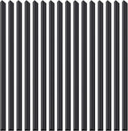Outus 30 Pieces Binding Bars Slide Grip Binding Bars for Office Report Cover, A4 Size, 30 Sheets Capacity, 12 Inch (Black)