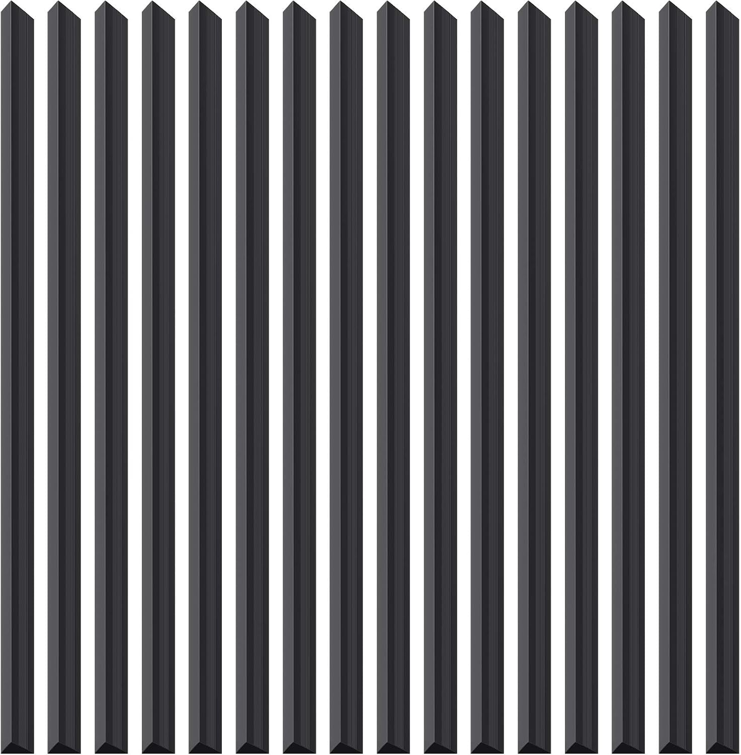 Outus 30 Pieces Binding Bars Slide Grip Binding Bars for Office Report Cover, A4 Size, 30 Sheets Capacity, 12 Inch (Black)