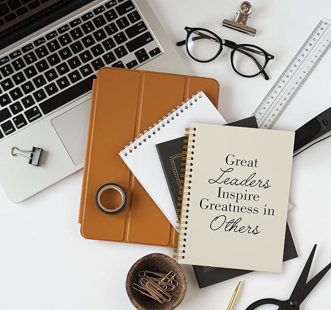 OXW Beige Notebooks for Work, Employee Appreciation Gifts, Leadership Gifts - Image 6