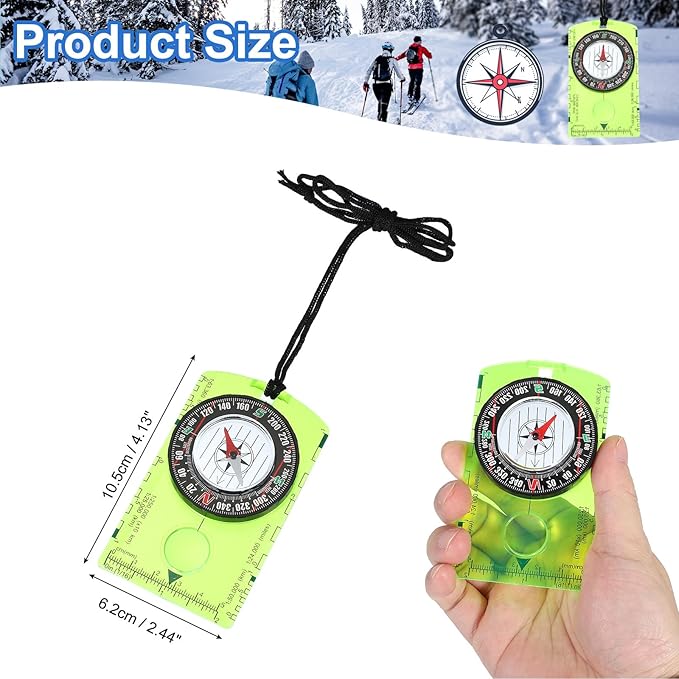 PATIKIL Orienteering Compass, Navigation Backpacking Compasses - Image 2