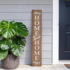 Farmhouse Wooden Welcome Sign Stand - Image 4