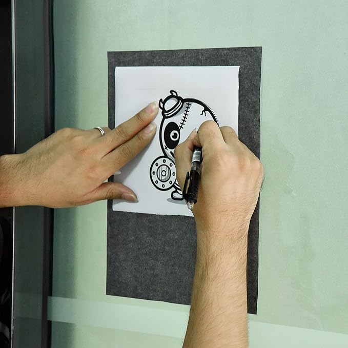 Hotop 100 Sheets Carbon Transfer Paper, Canvas and Other Art Surfaces - Image 5
