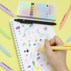 UIXJODO Colored Pens, 0.5mm Colored Ink Gel Pen - Image 7