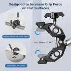 SMALLRIG Magic Arm Clamp Kit, Camera Mount Articulating Friction Arm w Super - Image 3