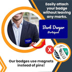 Magnet Me Up Custom Printed Magnetic Name Tag Badge - Image 3
