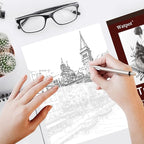 Tracing Paper 9x12 inch, 85 Sheets Translucent Tracing Paper Pad, 38lb/60gsm - Image 7