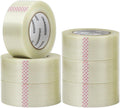 CHUANGSEED 6-Pack Mono Filament Strapping Tape 6.2mil x 2Inch x 60yds Commodity