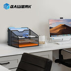 GAWERK Letter Tray Organizer, Mesh Desk File Organizer - Image 7