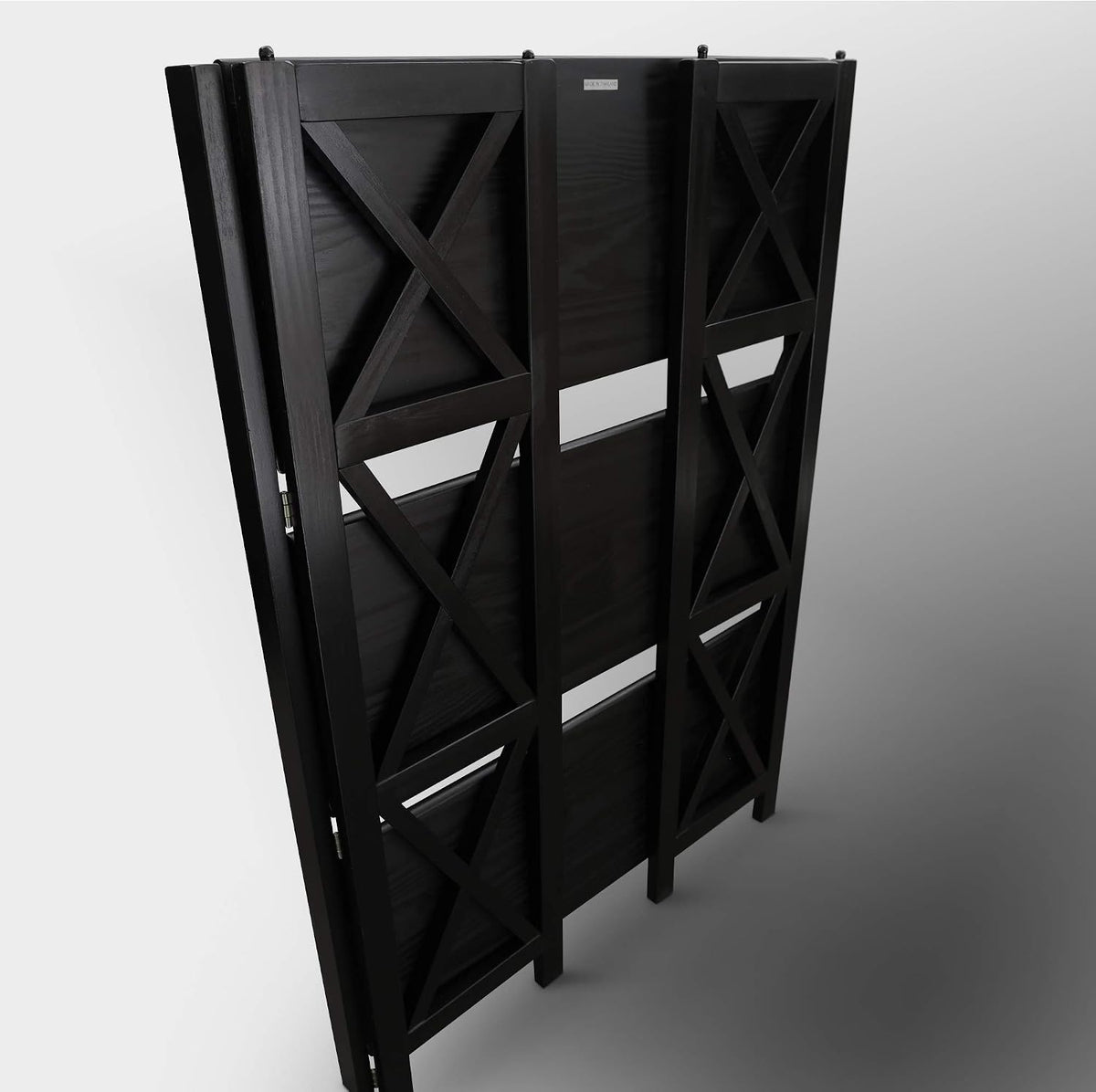 Casual Home Montego 3-Shelf Folding Bookcase, Black (New)