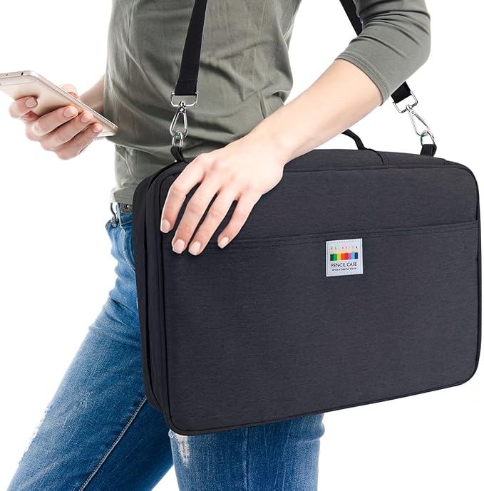 YOUSHARES Big Capacity Colored Pencil Case - Image 7