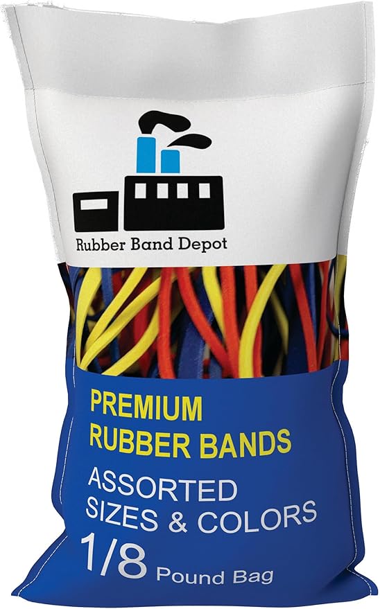 Assorted Color & Size Rubber Bands by The+Office-Pros