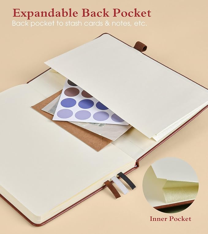 PAIBAS Graph Notebook for Women Men, 160 Pages Grid Paper, Graphing Notebooks - Image 6