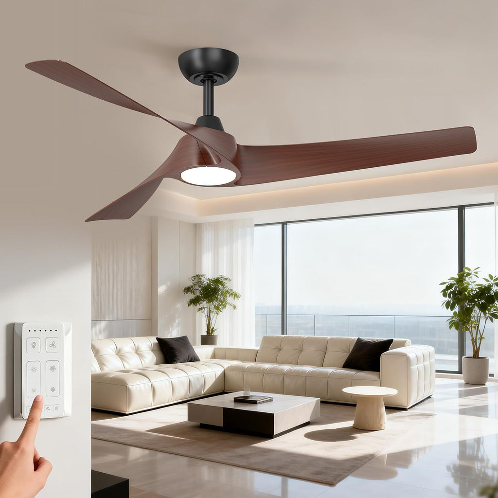taloya 52 inch modern ceiling fans with lights, main product view